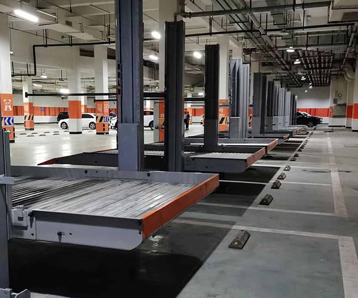 地下室簡(jiǎn)易式立體停車場(chǎng)二手